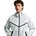 Nike Drifit Tech Woven FZ Windrunner Jacket AOP - Nike Pure Platinum/Black