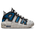 Nike Air More Uptempo - Boys' Grade School Grey/Light Iron Ore/Industrial Blue