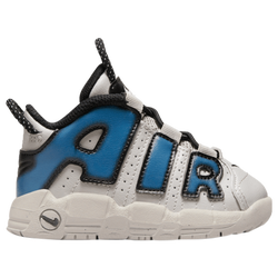 Boys' Toddler - Nike Air More Uptempo - Black/Light Iron Grey/Industrial Blue