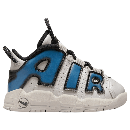 

Boys Nike Nike Air More Uptempo - Boys' Toddler Basketball Shoe Black/Light Iron Grey/Industrial Blue Size 06.0