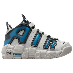 Boys' Preschool - Nike Air More Uptempo - Industrial Blue/Light Iron Ore/Black