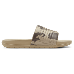 Men's - Nike Offcourt Slides - Limestone/Sea Glass/Olive Grey