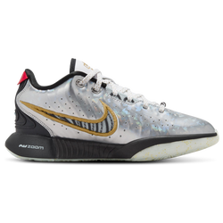 Boys' Grade School - Nike Lebron XXI SE - Metallic Gold/Metallic Silver/Black