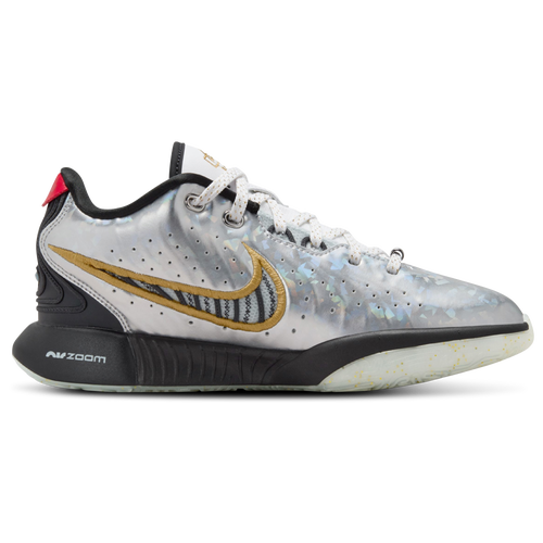 

Nike Boys LeBron James Nike Lebron XXI SE - Boys' Grade School Shoes Metallic Gold/Metallic Silver/Black Size 04.0