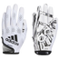 adidas AdiZero 12 Receiver Gloves - Adult White/Black
