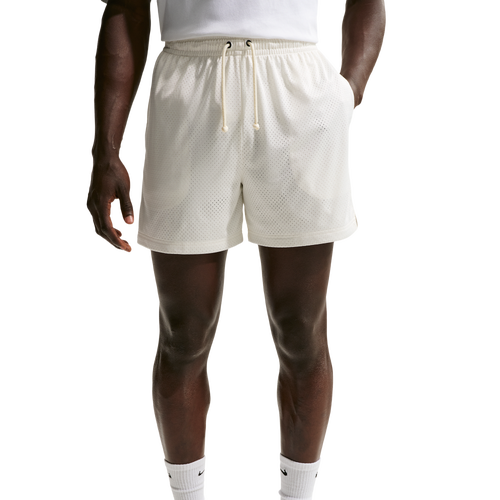 Nike Dri-FIT Standard Issue Mesh 5IN Shorts - Nike Pale Ivory/Sail Black