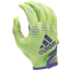 adidas AdiZero 12 Alter Ego Receiver Gloves - Adult Green/Purple