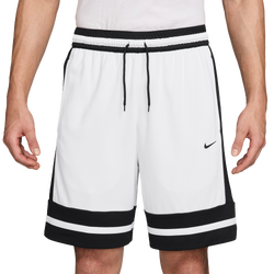 Men's - Nike Dri-FIT Game Classic 8" Shorts - White/Black