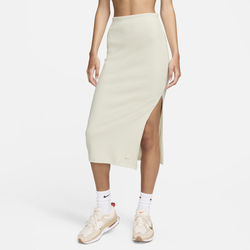 Women's - Nike Chill Knit Rib Skirt - Light Orewood Brown/Light Orewood Brown