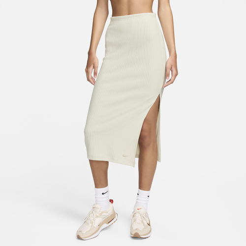  - Nike Chill Knit Rib Skirt - Light Orewood Brown