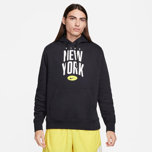 Shop Nike Mens  New York Club City Hoodie In Black/white
