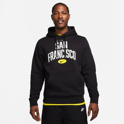 

Nike Mens Nike San Francisco Club City Hoodie - Mens Black/White Size L