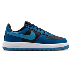 Boys' Preschool - Nike Air Force 1 Low Lace - Black/Dutch Blue/Court Blue