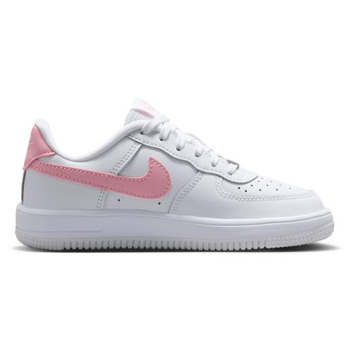 GIRLS - Nike Air Force 1 Low Lace - White/Med Soft Pink
