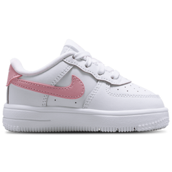 Boys' Toddler - Nike Air Force 1 Low Lace - Med Soft Pink/White/White