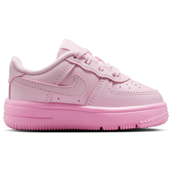 Boys' Toddler - Nike Air Force 1 Low Lace - Pink Foam/Pink Foam/Pink Rise