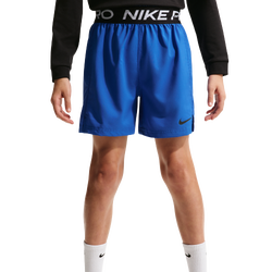 Boys' Grade School - Nike Pro DriFit Short - Game Royal/White/Black
