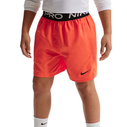  - Nike Pro DriFit Short - White/Turf Orange Black