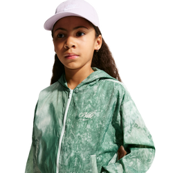 Girls' Grade School - Nike NSW Woven Track Jacket Gfx - Barely Green/Soft Pearl