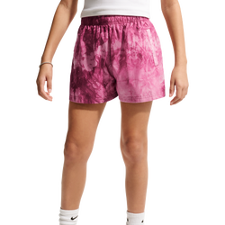 Girls' Grade School - Nike NSW Club Woven Short Gfx - Sweet Beet/Soft Pearl