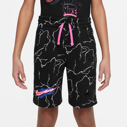 Boys' Grade School - Nike NSW Club Electric High Shorts - Game Royal/Pinksicle/Black