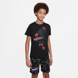 Boys' Grade School - Nike NSW Short Sleeve Electric High T-Shirt - Black/Pink