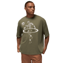 Men's - Jordan Brooklyn 2Air Reissue Short Sleeve Crew - Green/Brown