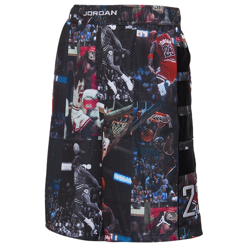 MENS - Jordan Cat Scratch AOP Flight Shorts - Black/Multi