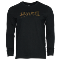 Nike Men's Life Long-Sleeve Mock Neck Shirt-Black - Hibbett