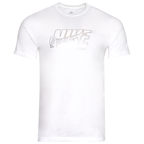 White and hotsell silver nike shirt