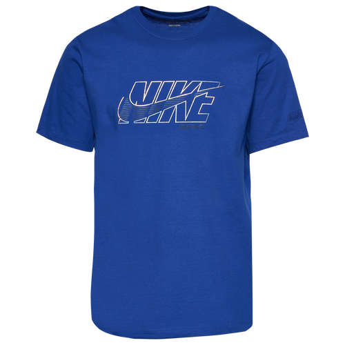 

Nike Mens Nike Foil Franch T-Shirt - Mens Blue/Multi Size XS