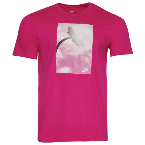 Nike Mens  Basketball Bliss Photo T-shirt In Pink/white