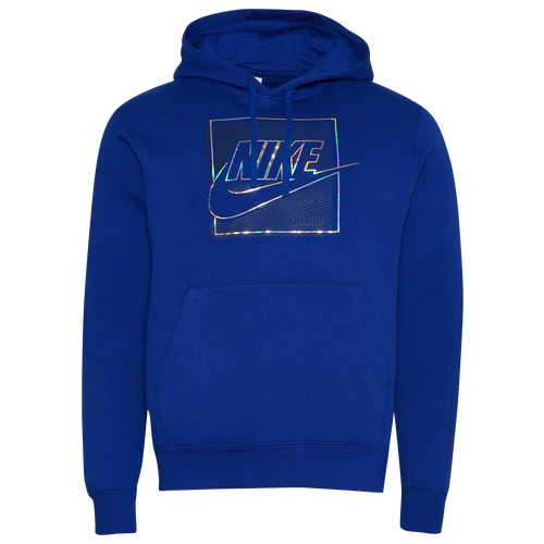 

Nike Mens Nike Foil Hoodie - Mens Blue/Multi Size L