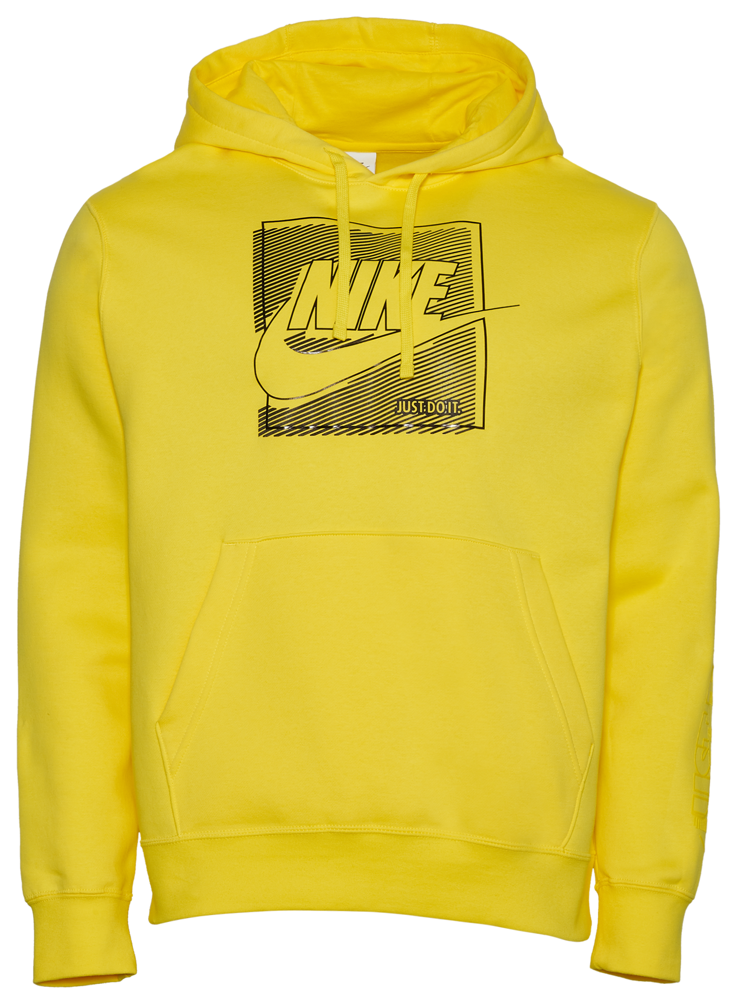 Yellow just discount do it hoodie