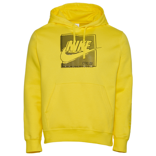 

Nike Mens Nike Foil Hoodie - Mens Yellow/Multi Size L