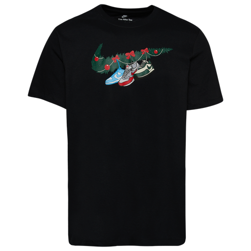 

Nike Garland T-Shirt - Mens Black/Green Size XL