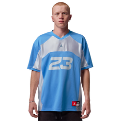 Men's - Jordan Flight Jersey Short Sleeve Top - White/Blue