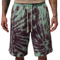 Jordan Brooklyn Festival TD Fleece Shorts - Jordan Burgundy Ash/Pale Ivory Green Glow