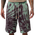 Jordan Brooklyn Festival TD Fleece Shorts - Men's Burgundy Ash/Pale Ivory/Green Glow