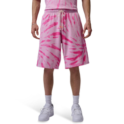 Men's - Jordan Brooklyn Festival TD Fleece Shorts - Pinksicle/Iced Carmine/Pale Ivory