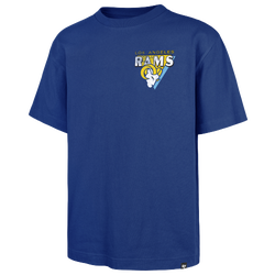 Men's - 47 Brand NFL Rams Under Bar T-Shirt - Blue
