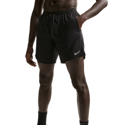 Men's - Nike Dri-FIT Stride 2in1 7" Shorts - Reflective Silver/Black