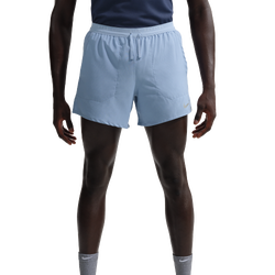 Men's - Nike Dri-FIT Stride 5in Brief-Lined Shorts - Work Blue/Reflective Silver