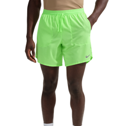 Men's - Nike Dri-FIT Stride 7in Brief-Lined Shorts - Lime Blast/Reflective Silver