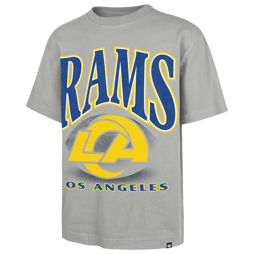 47 Brand Mens Los Angeles Rams NFL Los Angeles Rams Power T-Shirt - - Gray Size XXL