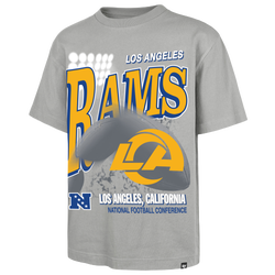 Men's - 47 Brand NFL Rams Hometown Lights T-Shirt - Gray