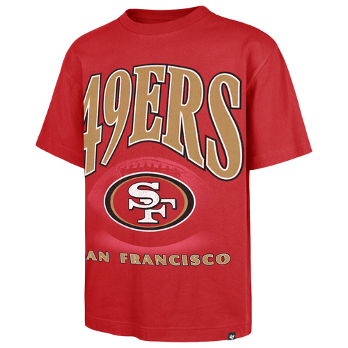 47 Brand Mens San Francisco 49ers NFL San Francisco 49ers Power T-Shirt - - Red Size XXL