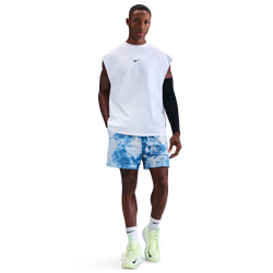 Men's - Nike Dri-Fit Practice Mesh 5" Short - White/Grey