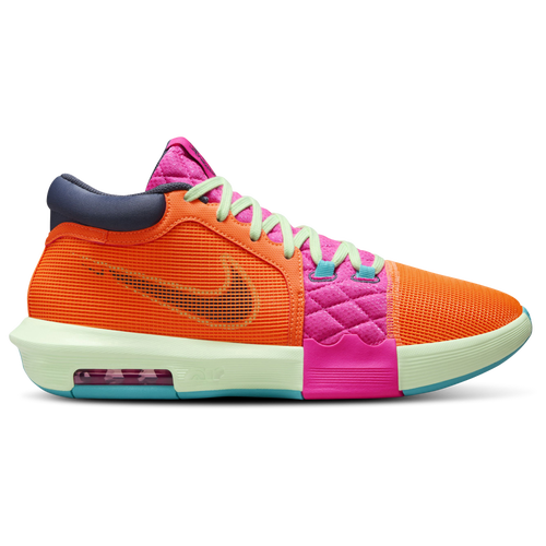 

Nike Mens Nike LeBron Witness VIII - Mens Basketball Shoes Thunder Blue/Total Orange/Laser Fushia Size 08.5