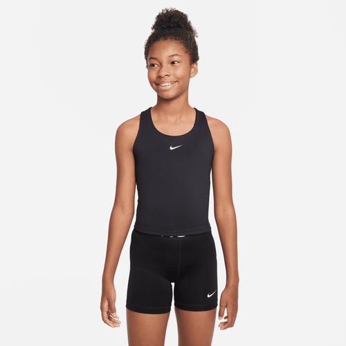GIRLS - Nike Dri-FIT Swoosh Tank Bra - Black/White